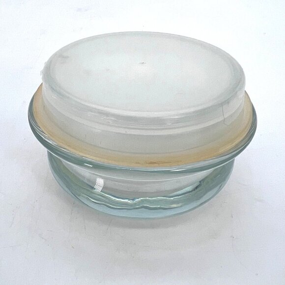 Vintage Peanuts Snoopy & Woodstock Rainbow Glass Goodies Cookie Candy Jar 7" - Picture 9 of 13